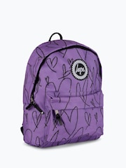 Hype. Unisex Purple Scribble Hearts Backpack - Bild 4 von 5