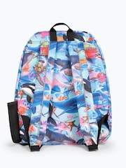 Hype. Kids Blue Sea Life Iconic Backpack - Image 4 of 5