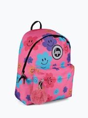 Hype. Unisex Pink Happy Flowers Backpack - Imagen 4 de 5