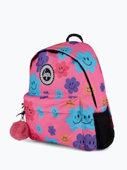 Hype. Unisex Pink Happy Flowers Backpack - Imagen 5 de 5