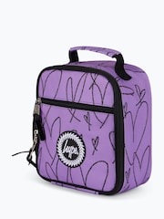 Hype. Unisex Purple Scribble Hearts Lunch Bag - Image 5 of 5
