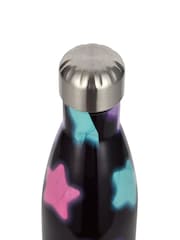 Hype Unisex Multi Star Glow Thermal Black Water Bottle - Image 4 of 5