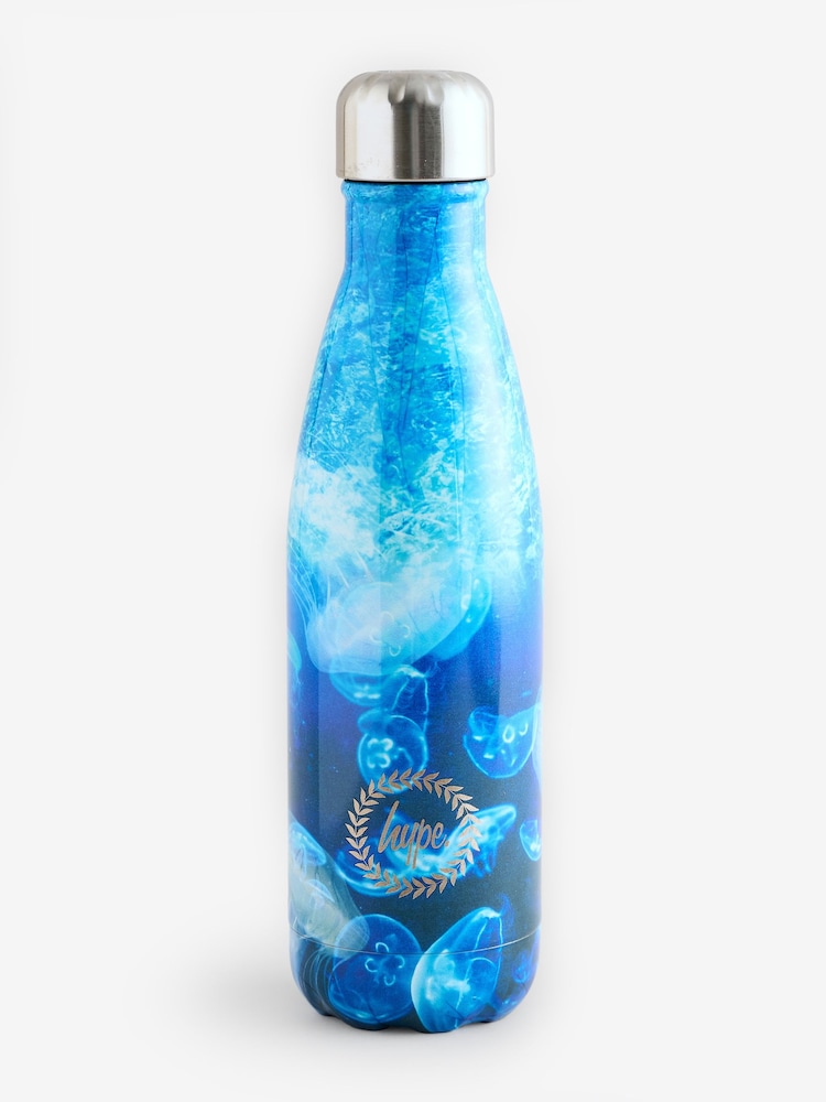 Hype Kids Blue Jellyfish Thermal Drinks Bottles - Image 1 of 5 Hype Kids Blue Jellyfish Thermal Drinks Bottles - Image 1 of 5