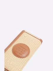 River Island Brown Raffia Foldout Purse - Image 3 of 5