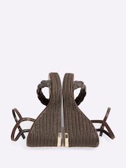 River Island Brown Open Toe Wedge Sandals - Image 6 of 6