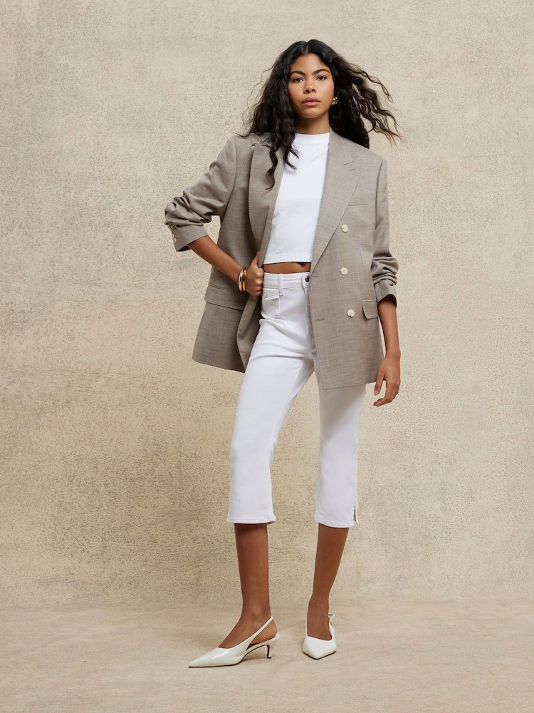 River Island White Skinny Capri Jeans - Image 1 of 4