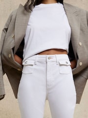 River Island White Skinny Capri Jeans - Image 4 of 4