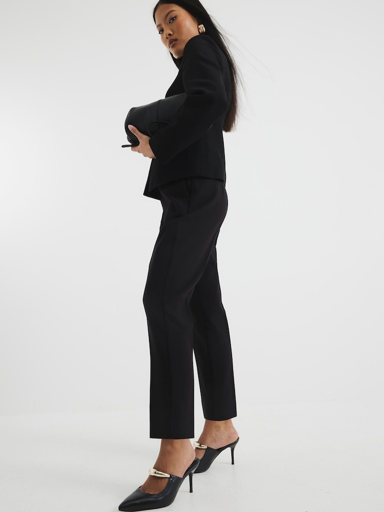 River Island Black Petite Ankle Grazer Slim Fit Trousers - Image 2 of 4