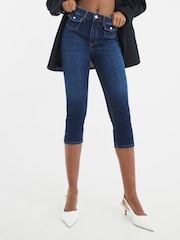 River Island Blue Skinny Capri Jeans - Image 1 of 4