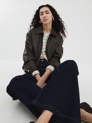 River Island Blue Palazzo Wide Leg Jeans - Image 3 of 4