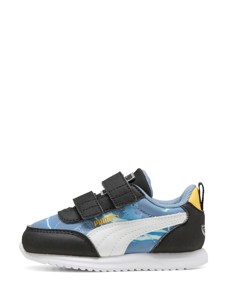 Puma Blue Boys Infant Hot Wheels R78 Trainers - Image 2 of 5