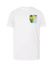 BadRhino Big & Tall White Lemon Print 100% Cotton T-Shirt - Image 4 of 5
