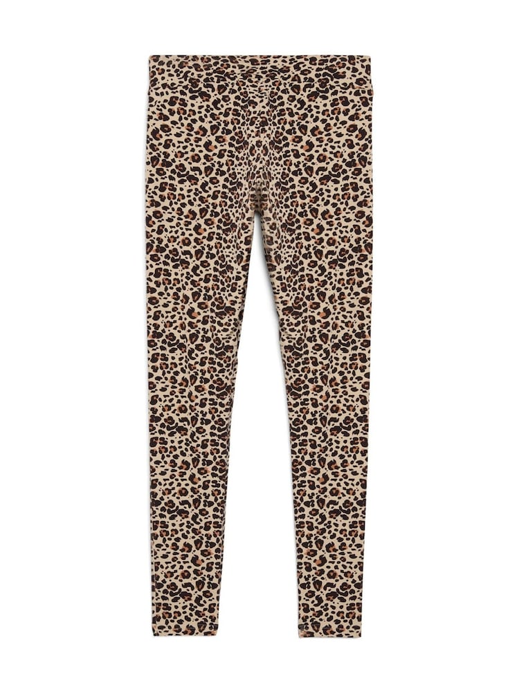 Puma Leopard Womens Essential Animal Print Leggings - Image 5 of 5 Puma Leopard Womens Essential Animal Print Leggings - Image 5 of 5