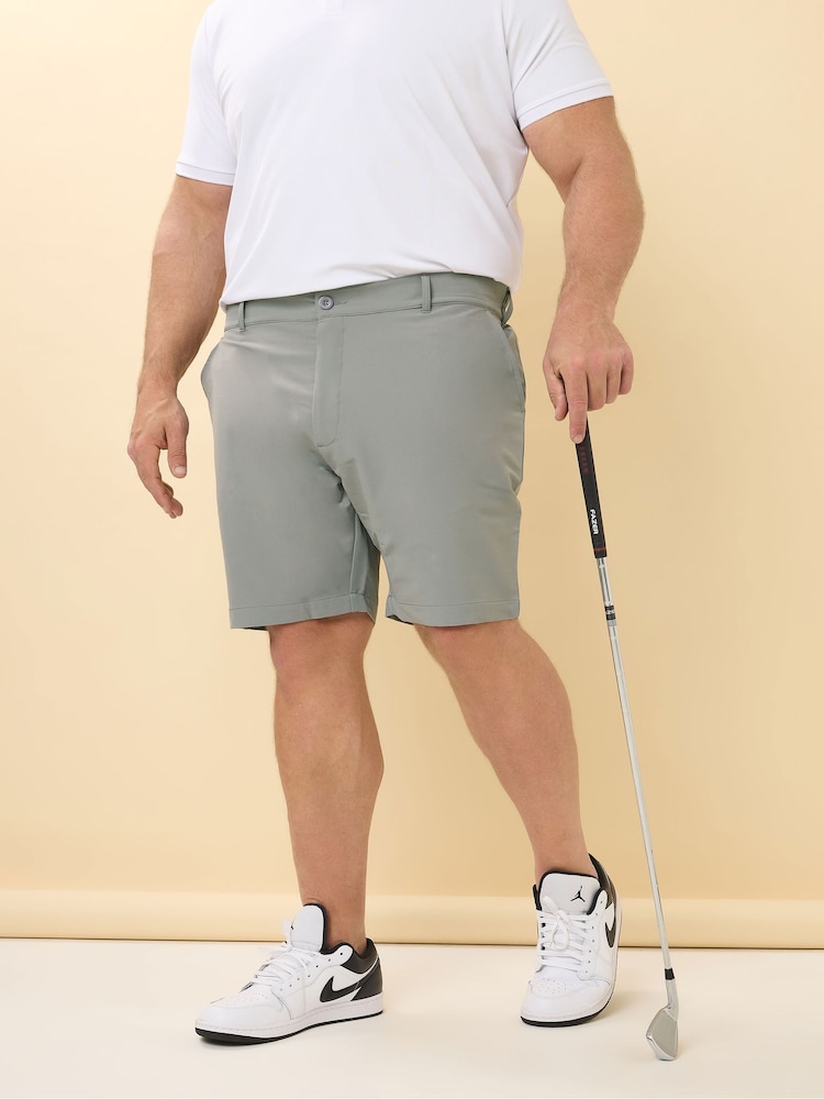 BadRhino Big & Tall Grey Golf Shorts - Image 1 of 6
