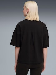 Puma Black Womens Her Oversized T-Shirt - Image 2 of 5