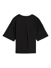Puma Black Womens Her Oversized T-Shirt - Image 5 of 5