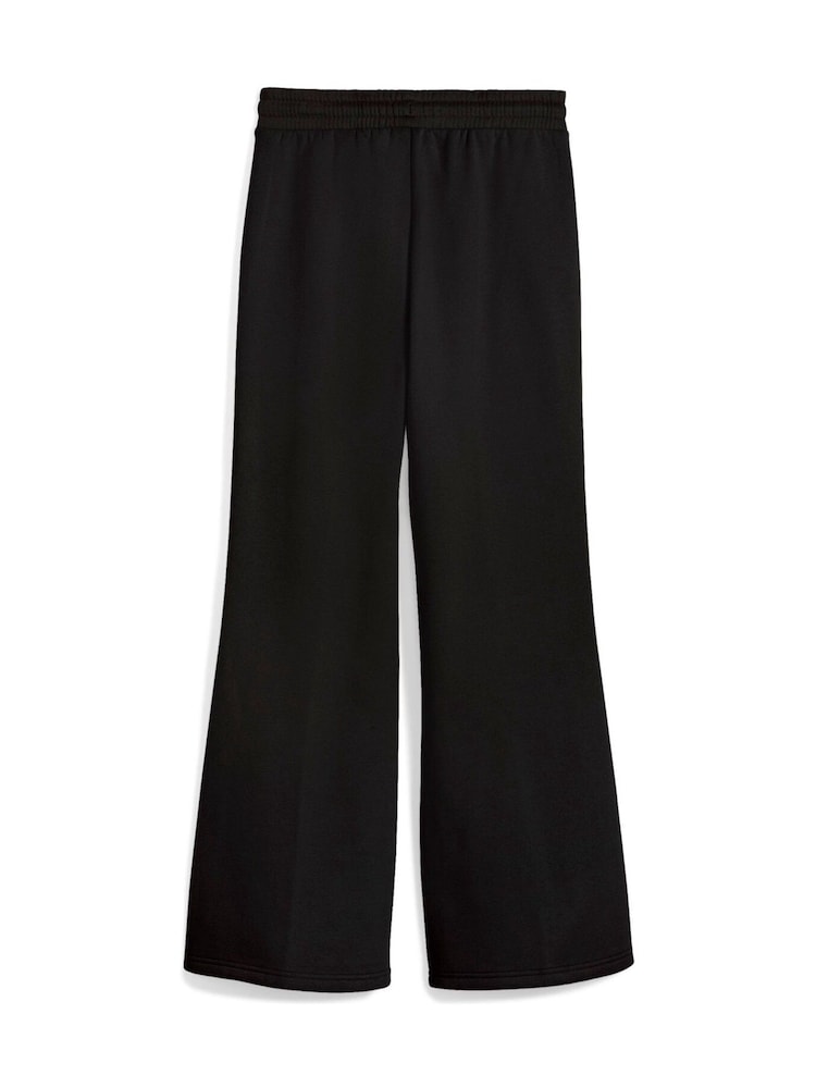 Puma Black Womens Her Comfort High Waisted Straight Joggers - Image 5 of 5