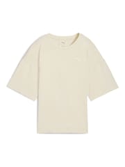 Puma Beige Womens Her Oversized T-Shirt - Image 4 of 5