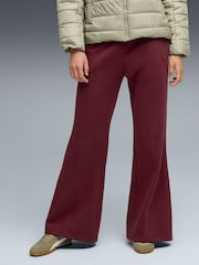 Puma Red Womens Her Comfort High Waisted Straight Joggers - Image 1 of 5