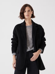 Hush Black Pure Wool Double Faced Blazer - Image 1 of 6