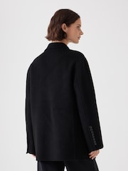 Hush Black Pure Wool Double Faced Blazer - Image 3 of 6