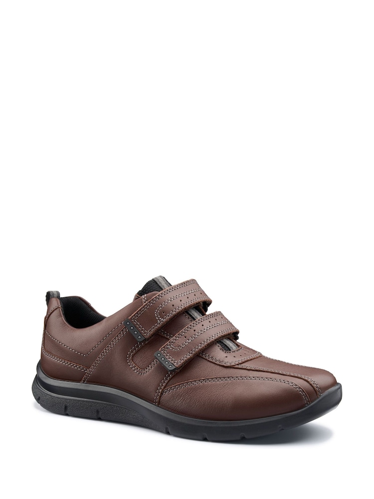 Hotter Brown Regular Fit Energise Touch-Fastening Shoes - Image 2 of 4