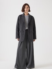 Hush Grey Pure Wool Double Faced Blazer - Image 2 of 6