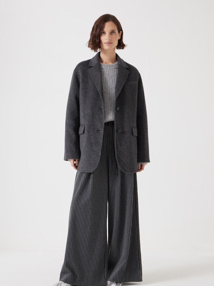 Hush Grey Pure Wool Double Faced Blazer - Image 2 of 6