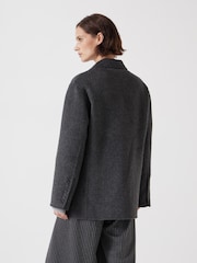 Hush Grey Pure Wool Double Faced Blazer - Image 3 of 6