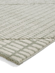Catherine Lansfield Green Larsson Modern Abstract Rug - Image 4 of 6