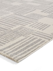 Catherine Lansfield Grey Blocks Modern Abstract Rug - Image 4 of 6