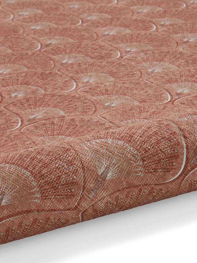 Catherine Lansfield Orange Deco Peacock Washable Rug - Image 6 of 6 Catherine Lansfield Orange Deco Peacock Washable Rug - Image 6 of 6