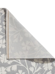 Catherine Lansfield Grey Grace Floral Rug - Image 3 of 6