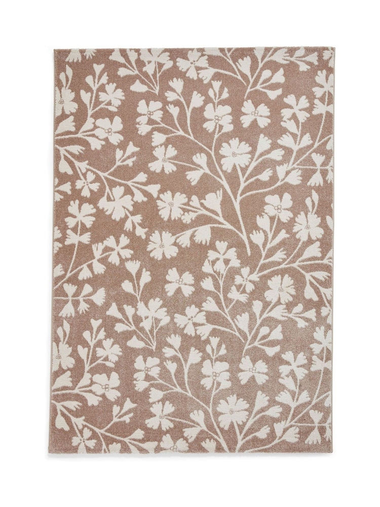 Catherine Lansfield Natural Grace Floral Rug - Image 2 of 6