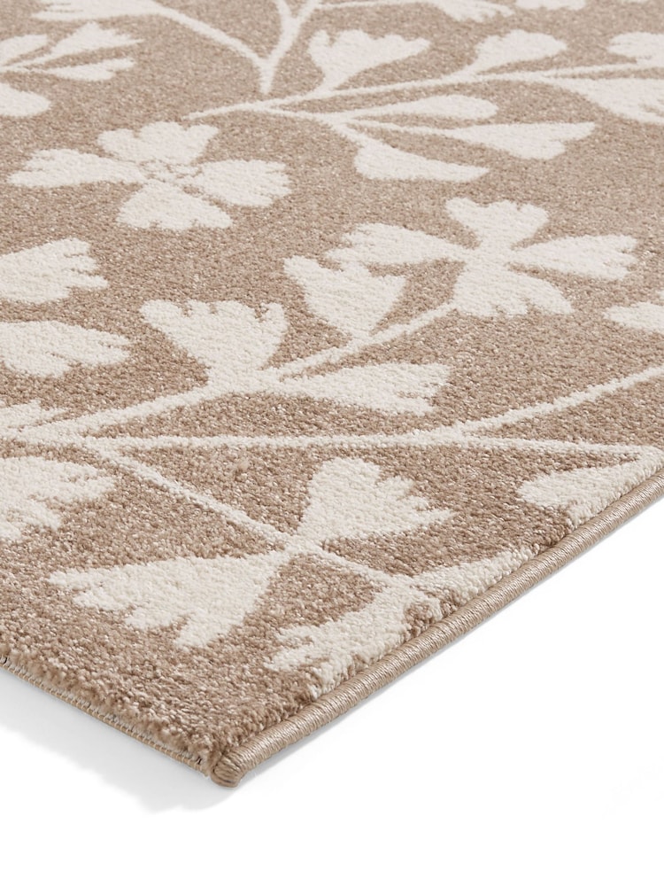 Catherine Lansfield Natural Grace Floral Rug - Image 6 of 6