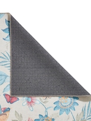 Catherine Lansfield Blue Amaya Tropical Birds Washable Rug - Image 3 of 6