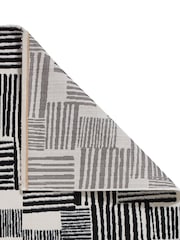 Catherine Lansfield White Blocks Modern Abstract Rug - Image 3 of 6