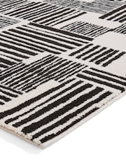 Catherine Lansfield White Blocks Modern Abstract Rug - Image 4 of 6