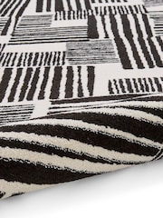 Catherine Lansfield White Blocks Modern Abstract Rug - Image 6 of 6