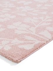 Catherine Lansfield Pink Grace Floral Rug - Image 4 of 6