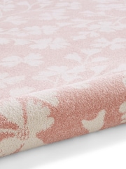 Catherine Lansfield Pink Grace Floral Rug - Image 6 of 6