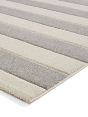 Catherine Lansfield Grey Cove Stripe Modern Linear Rug - Image 4 of 6