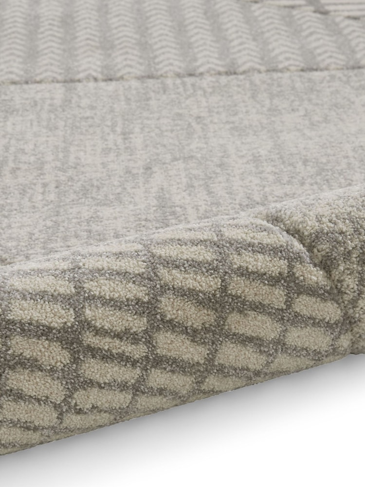 Catherine Lansfield Grey Larsson Modern Abstract Rug - Image 6 of 6