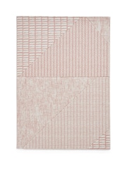 Catherine Lansfield Pink Larsson Modern Abstract Rug - Image 2 of 6