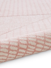 Catherine Lansfield Pink Larsson Modern Abstract Rug - Image 6 of 6