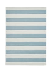 Catherine Lansfield Blue Cove Stripe Modern Linear Rug - Image 2 of 6