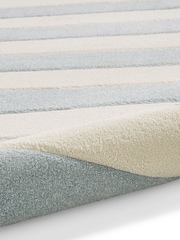 Catherine Lansfield Blue Cove Stripe Modern Linear Rug - Image 6 of 6