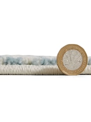 Catherine Lansfield Blue Larsson Modern Abstract Rug - Image 5 of 6