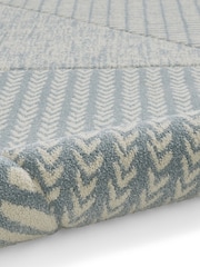 Catherine Lansfield Blue Larsson Modern Abstract Rug - Image 6 of 6