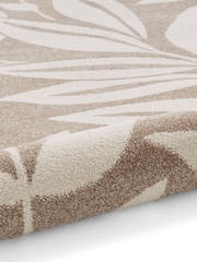 Catherine Lansfield Natural Sorral Leaves Botanical Rug - Image 6 of 6